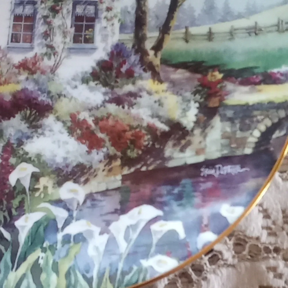 This Side of Heaven by Erin Dertmer decorative plate.